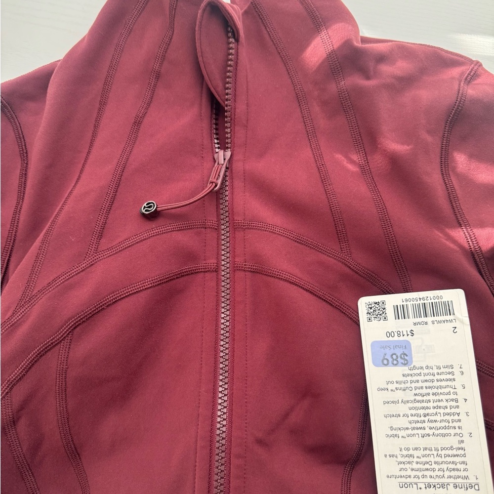 Lululemon Athletica Deep Red Ski Jacket